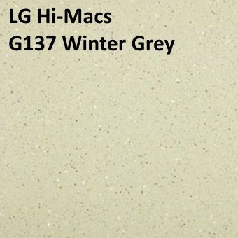 Акриловый камень LG Hi-Macs G137 Winter Grey